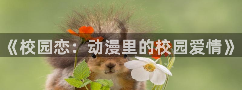 age动漫官网版入口：《校园恋：动漫里的校园爱情》