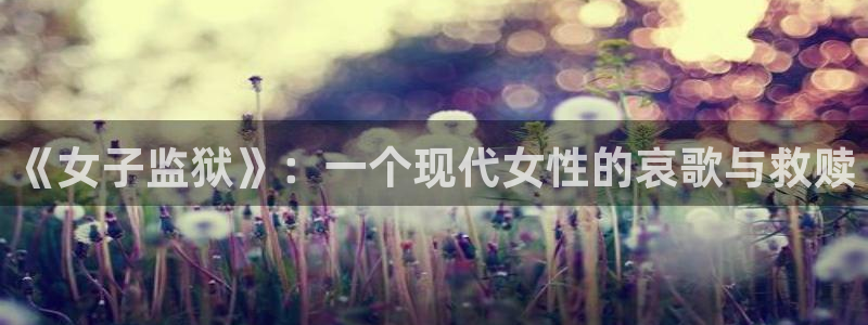 lovestage漫画免费阅读：《女子监狱》：一个现代女性的哀歌与救赎