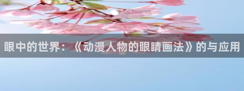 在线动画动漫下载age动漫：眼中的世界：《动漫人物的眼睛画法》的与应用